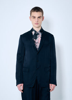 Homme Plissé Issey Miyake Lightweight Bilbo Blazer Black hmp0160007