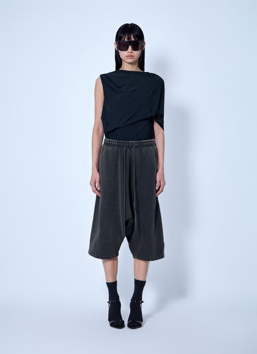 Entire Studios Faded Drop Shorts Dark Grey ent0266025