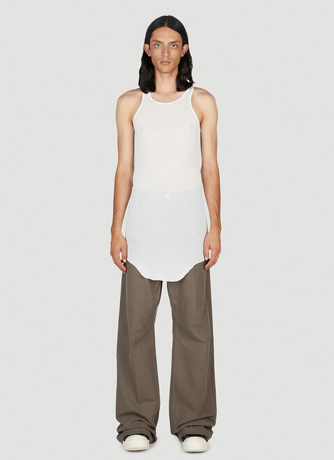 Charlie Constantinou Basic Rib Tank Top Blue cco0154007