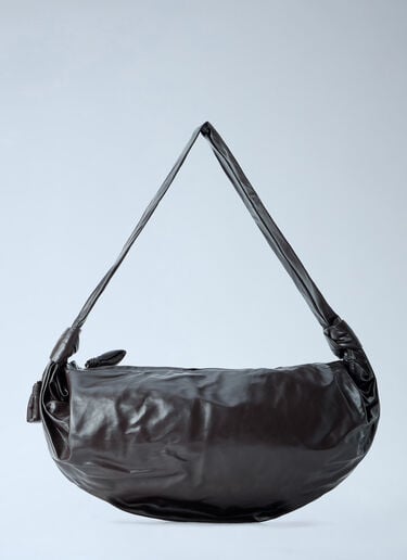 Lemaire Large Soft Croissant Bag Brown lem0266037