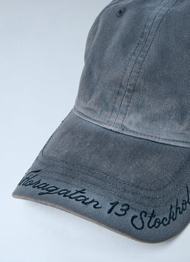 Acne Studios Logo Baseball Cap Grey acn0164010