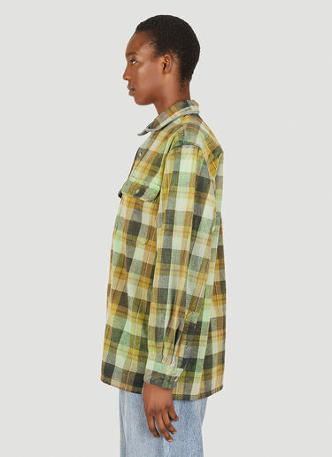 NOTSONORMAL Glo Flannel Shirt Green nsm0348018