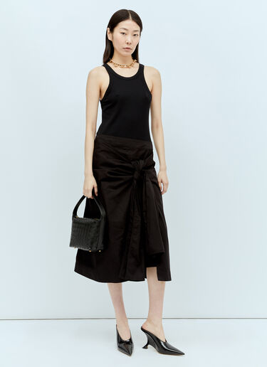 Bottega Veneta 미니 왈라스 숄더백 블랙 bov0256005