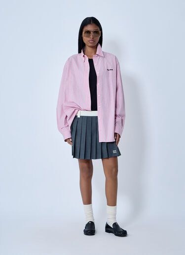 Poplin Shirt Miu Miu Poplin Shirt Pink miu0263003