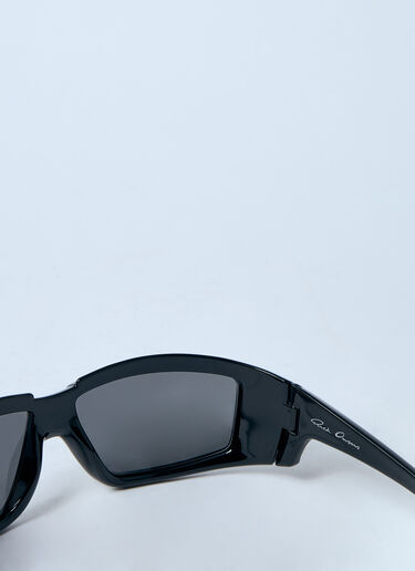 Rectangular Sunglases Rick Owens Rectangular Sunglases Black ris0353002