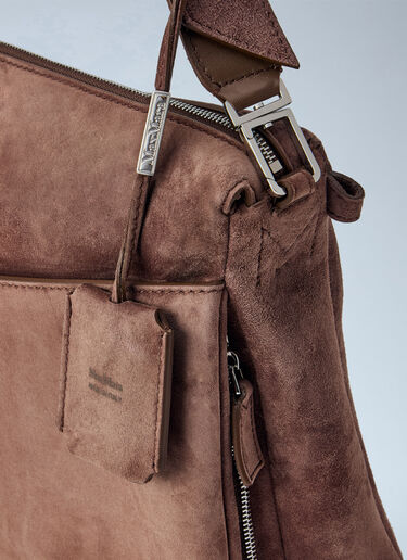 LN-CC® - Max Mara: Trapeze-Shaped Shoulder Bag - Brown Max Mara Trapeze-Shaped Shoulder Bag Brown max0266226