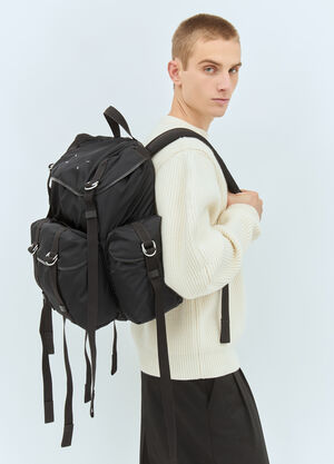 Maison Margiela High Tech XL Backpack Brown mla0159005