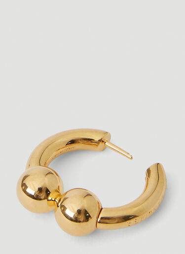 Balenciaga Skate Earrings Gold bal0251131