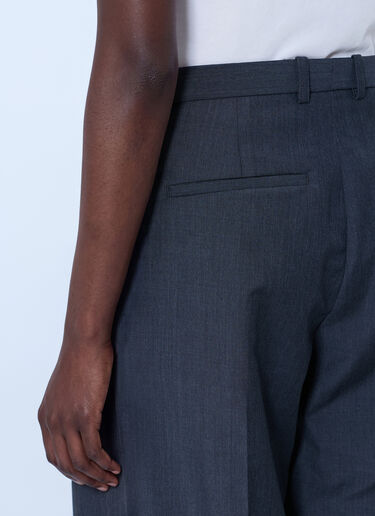 LN-CC® - Jil Sander: Fil-à-Fil Dressy Wool Pants - Grey Jil Sander Fil-à-Fil Dressy Wool Pants Grey jil0266021