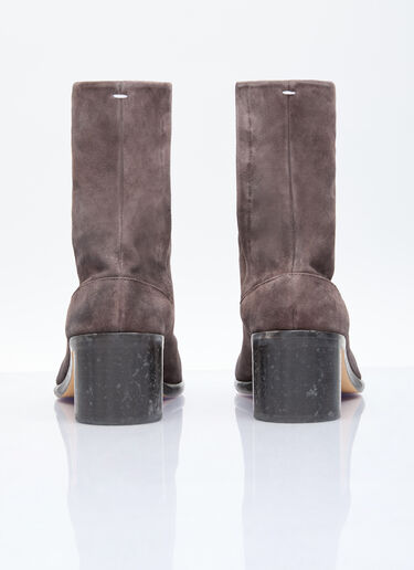 Maison Margiela Tabi Suede Ankle Boots Brown mla0155020