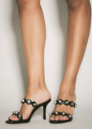 Alexander Wang Riot Heeled Sandals Black awg0258014