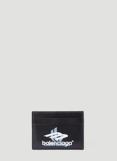 Balenciaga Logo Print Cardholder Black bal0155046