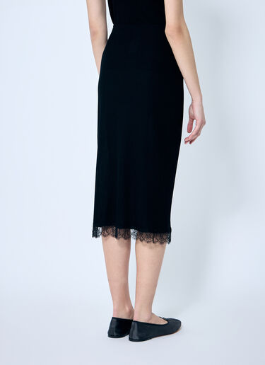 The Row Indira Skirt Black row0259010