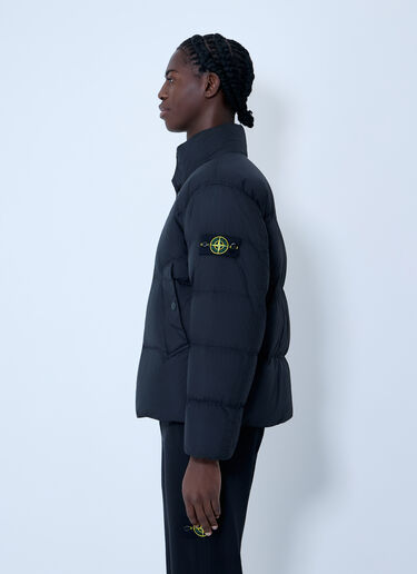 Stone Island Short Down Jacket Black sto0164010