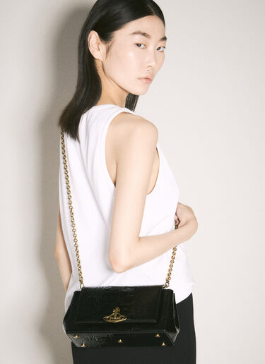 Vivienne Westwood Hazel 中号手提包 黑色 vvw0257008