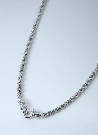 Rope Chain Necklace Tom Wood Rope Chain Necklace Silver tmw0363007
