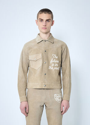 Human Made Suede Jacket Beige hmd0159001