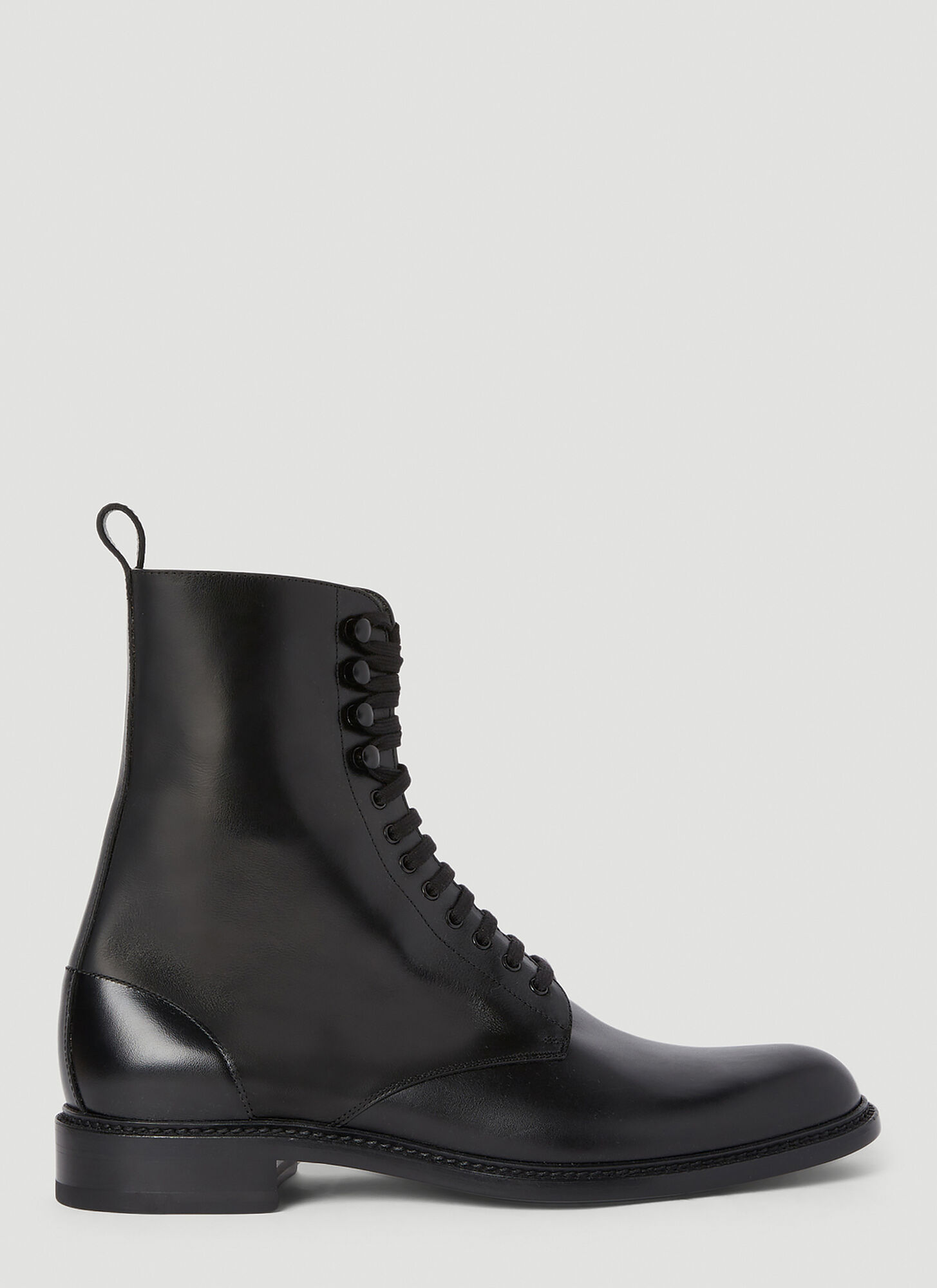 Saint Laurent Vaughn Boots In Black