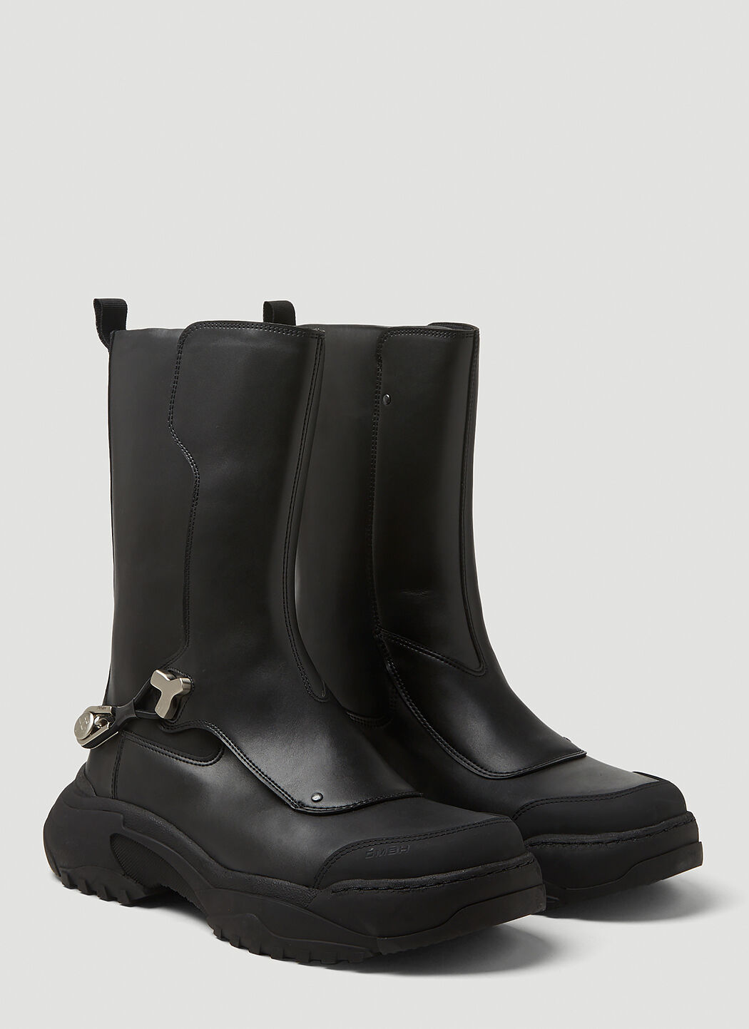 GmbH High Top Workwear Boots in Black | LN-CC