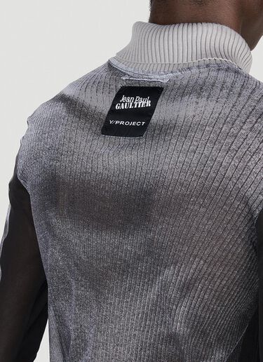 Y/Project x Jean Paul Gaultier 트롱프뢰유 스웨터 그레이 ypg0152002