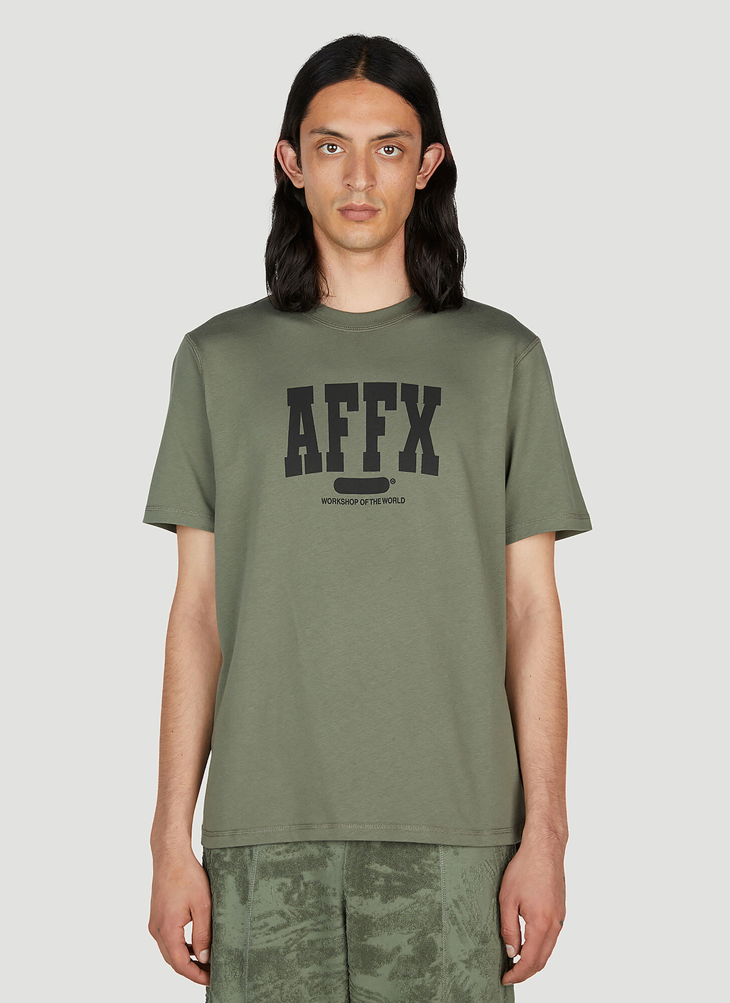 Shop Affxwrks Varsity T-shirt In Green