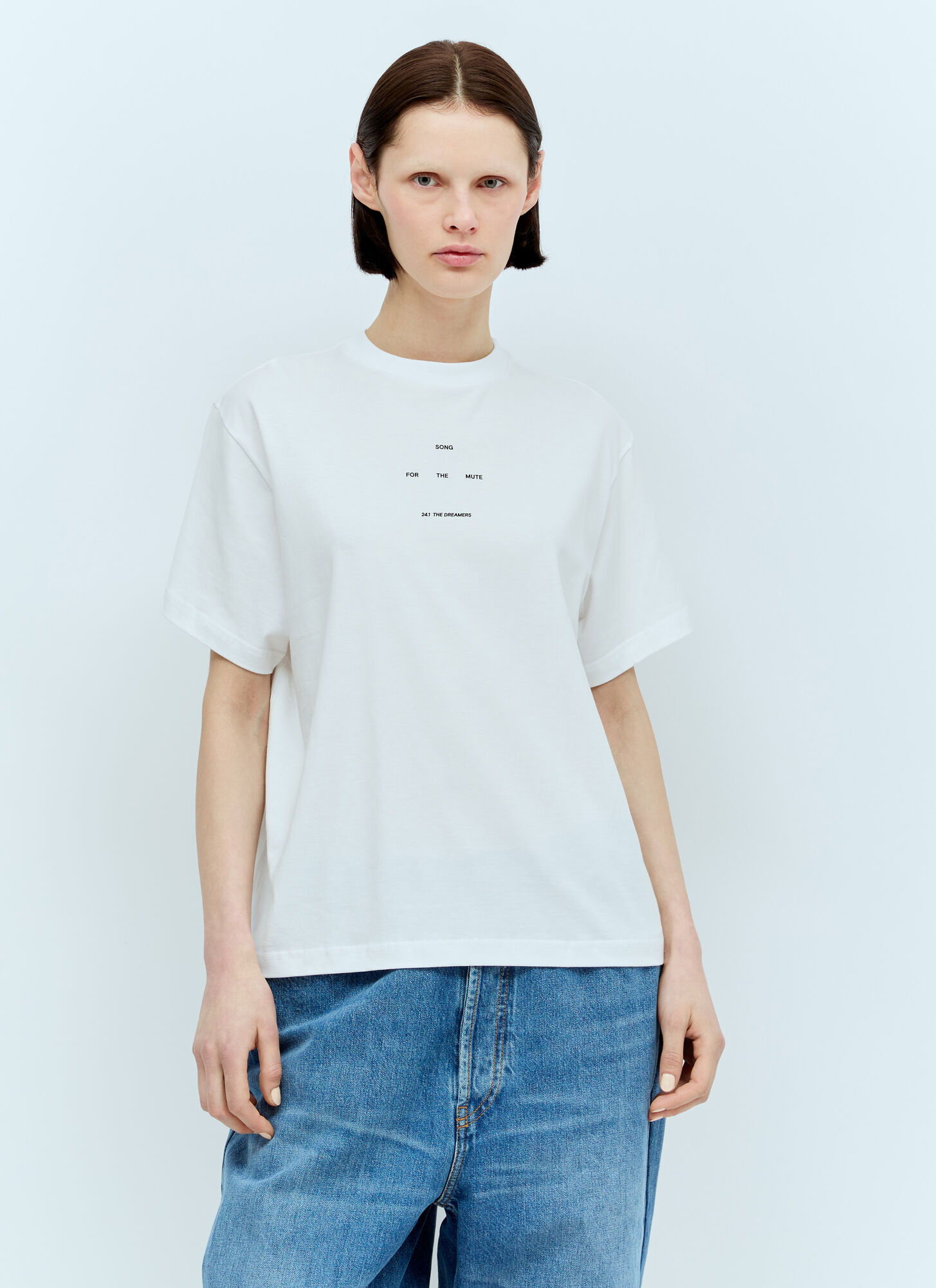 SONG FOR THE MUTE LOGO PRINT T-SHIRT 