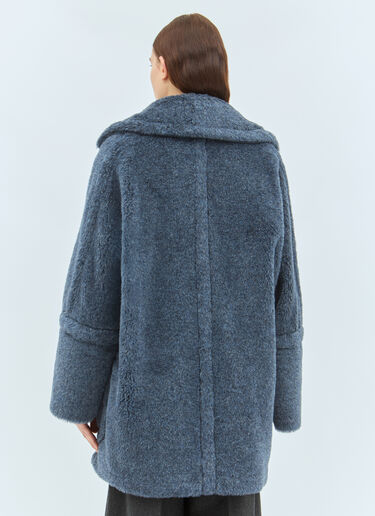 Max Mara Teddy Bear Icon Coat Blue max0258004