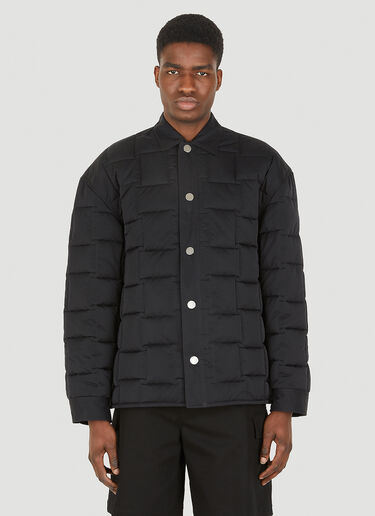 Bottega Veneta Intreccio Technical Jacket Black bov0148128