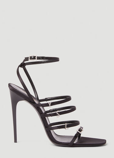 Saint Laurent Jerry High Heel Sandals Black sla0252040