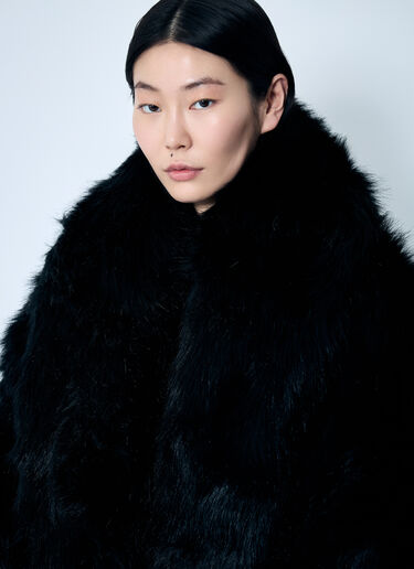 Entire Studios Vast Faux-Fur Coat Black ent0358035