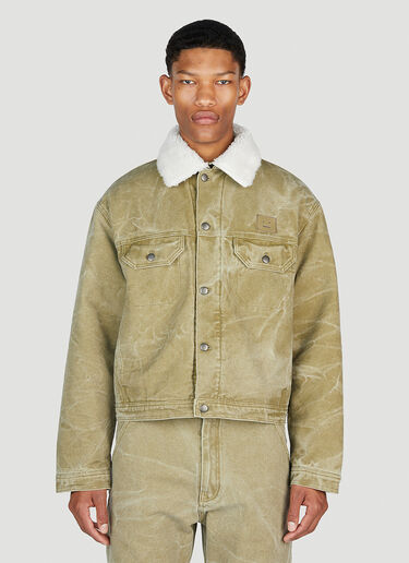 Acne Studios 衬垫帆布夹克 卡其色 acn0153060