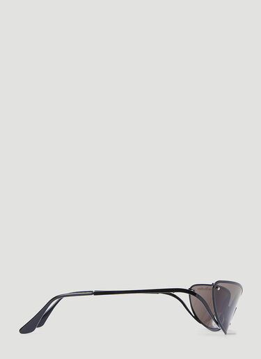 Acne Studios 타원형 프레임 선글라스 블랙 cns0354002