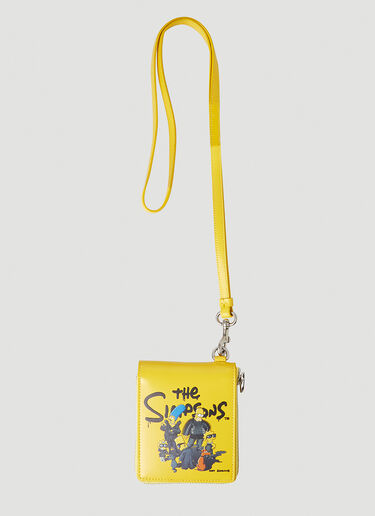 Balenciaga x The Simpsons Lanyard Wallet Yellow bal0347013