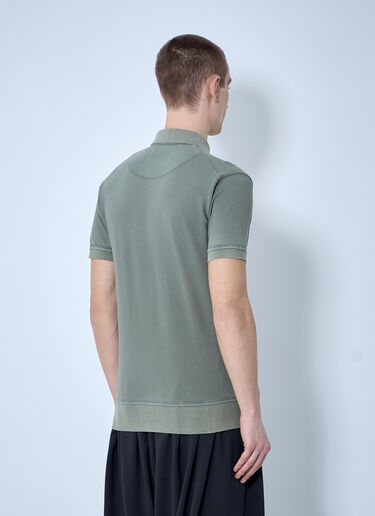Vivienne Westwood Ripped Polo Shirt Green vvw0160004