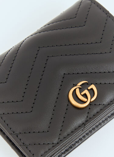 Gucci GG Marmont Card Case Wallet Black guc0237026