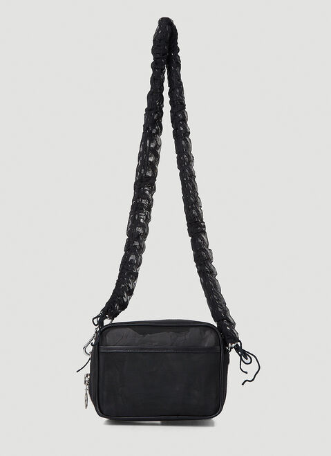 KARA Tulle Camera Shoulder Bag Black kar0247007