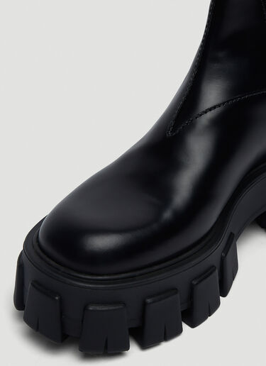 Prada Monolith Ankle Boots Black pra0241040