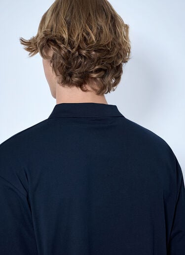 LN-CC® - Miu Miu: Buttoned Polo Shirt - Blue Miu Miu Buttoned Polo Shirt Blue miu0366014
