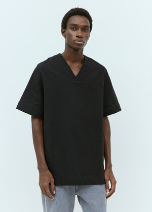 Jil Sander VネックTシャツ  ベージュ jil0156003