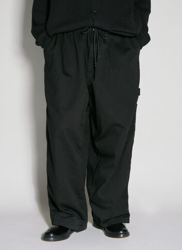 Yohji Yamamoto Y-베이커 팬츠 블랙 yoy0154003