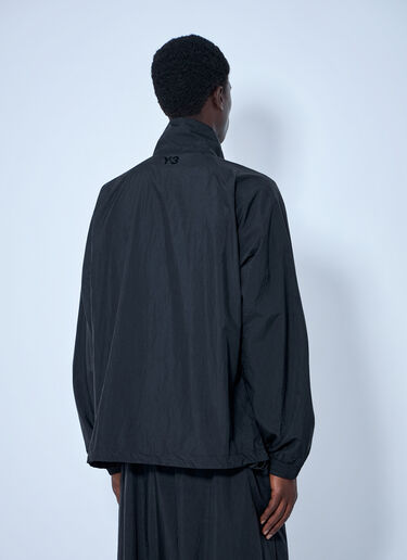 LN-CC® - Y-3: Gradient 3-Stripes Nylon Jacket - Black Y-3 Gradient 3-Stripes Nylon Jacket Black yyy0165001