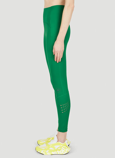 adidas by Stella McCartney Logo Print Leggings Green asm0250014