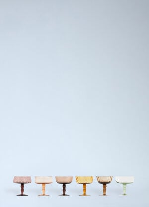 Bitossi Home Set Of Six Diseguale Goblets Multicolour wps0692586