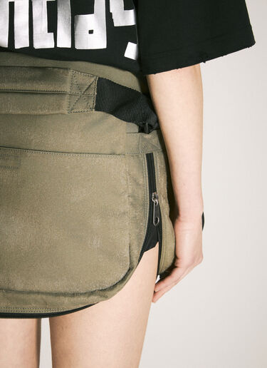 Balenciaga Mini Bag Skirt Green bal0258008