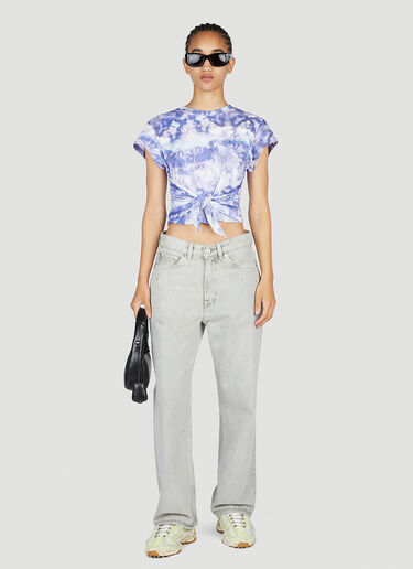 Isabel Marant Étoile 조디아 크롭 티셔츠 퍼플 ibe0251010