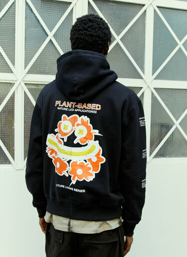 Space Available Upcycled Plant-Based Hooded Sweatshirt Black spa0354009