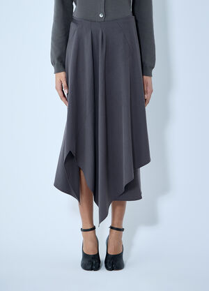Our Legacy Spinnaker Midi Skirt Grey our0260012