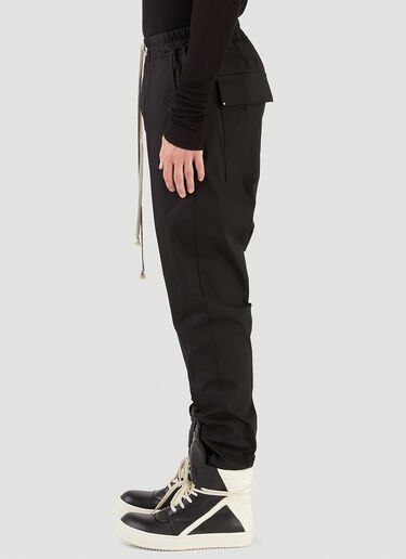 Rick Owens Drawstring Long Pants Black ric0145013