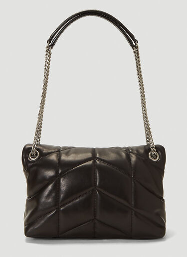 Saint Laurent LouLou Puffer Medium Shoulder Bag Black sla0242021
