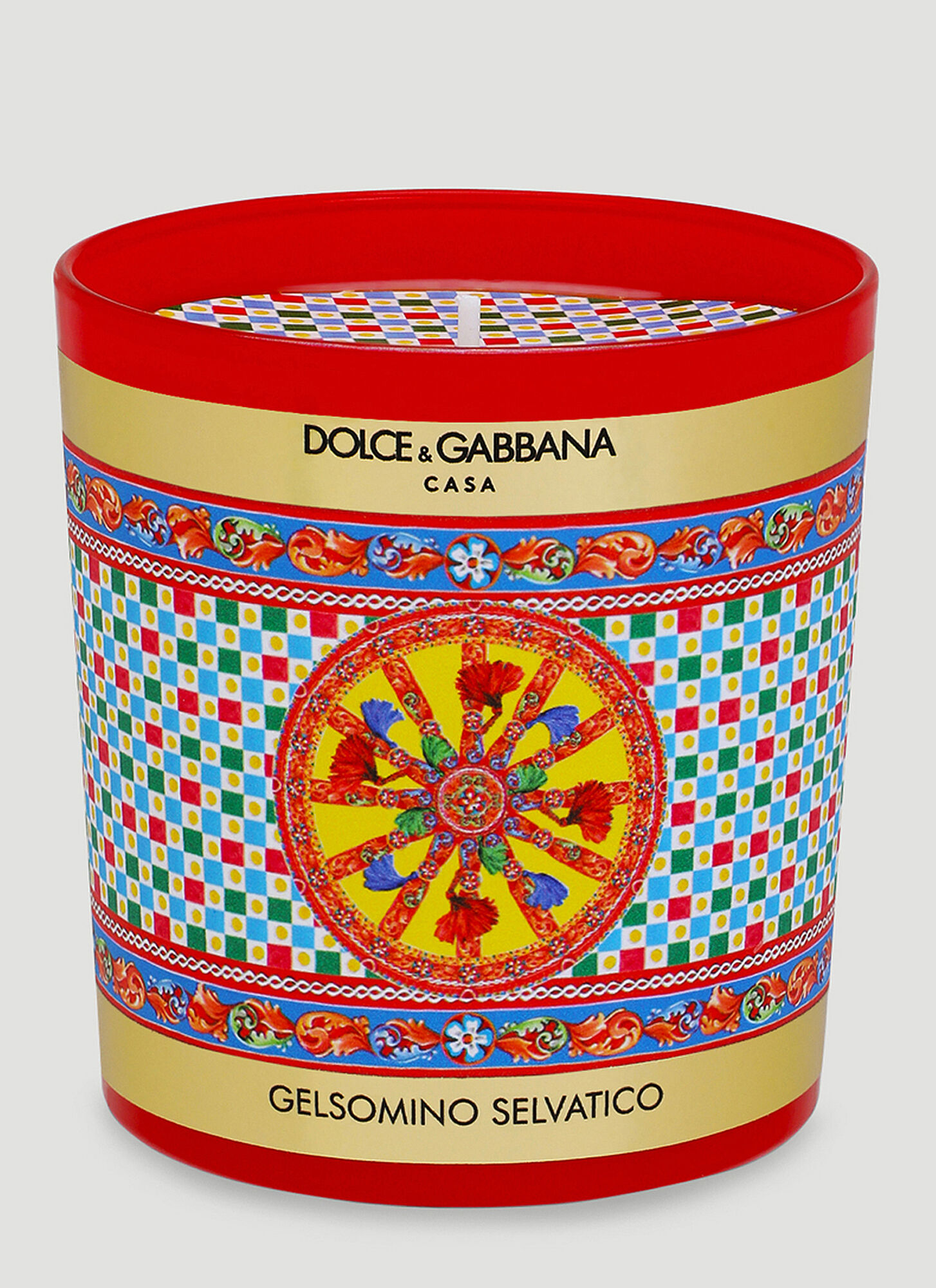 Shop Dolce & Gabbana Casa Scented Candle - Wild Jasmine In Multicoloured